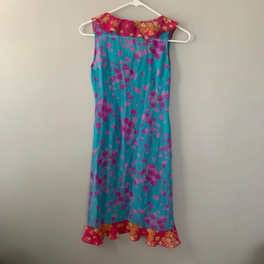 Johnny Was Silk Dress - Picture 6 of 9